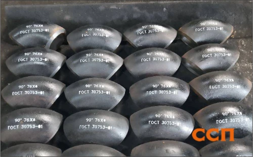 Отвод стальной 09г2с 114х3,5 мм ГОСТ 17375-2001 90гр.